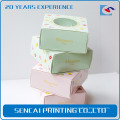 Caja de papel de embalaje de la torta elegante de Sencai